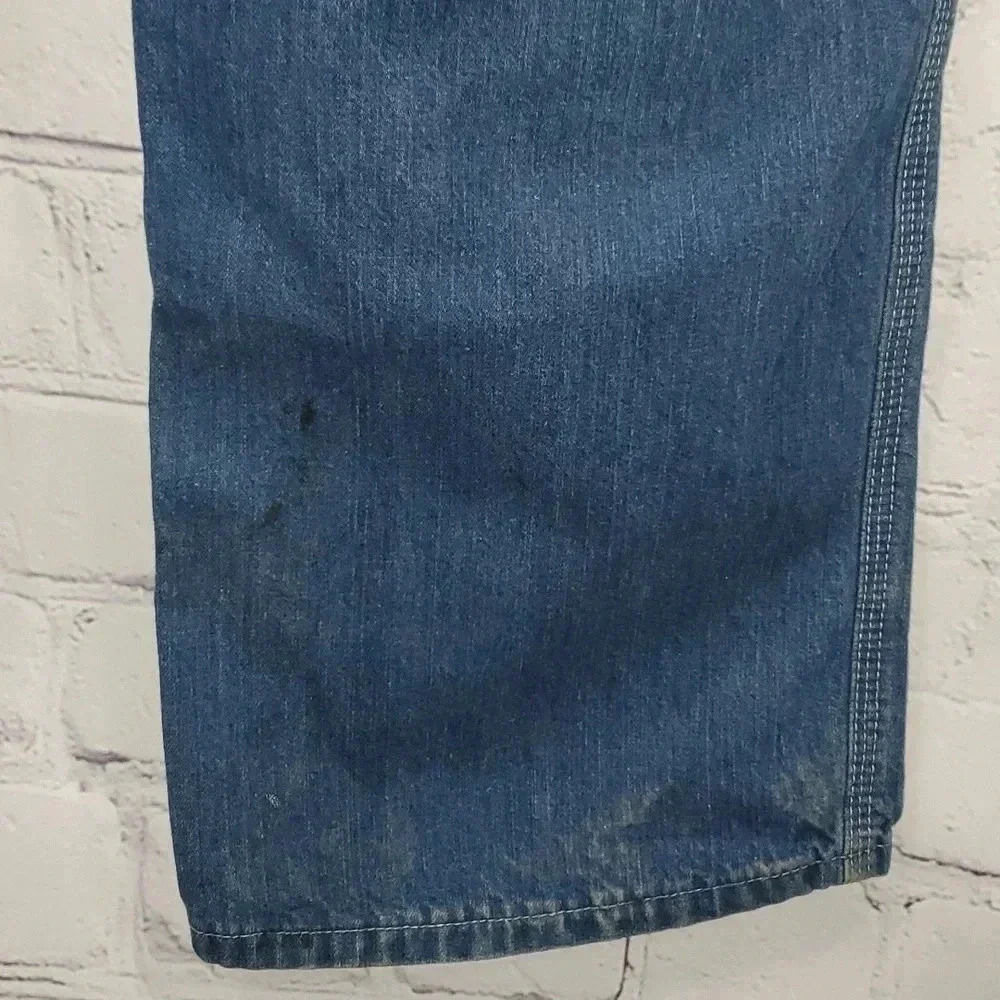 Carhartt Men's Size 38x34 Dungaree Fit Blue Jeans - Picture 10 of 15
